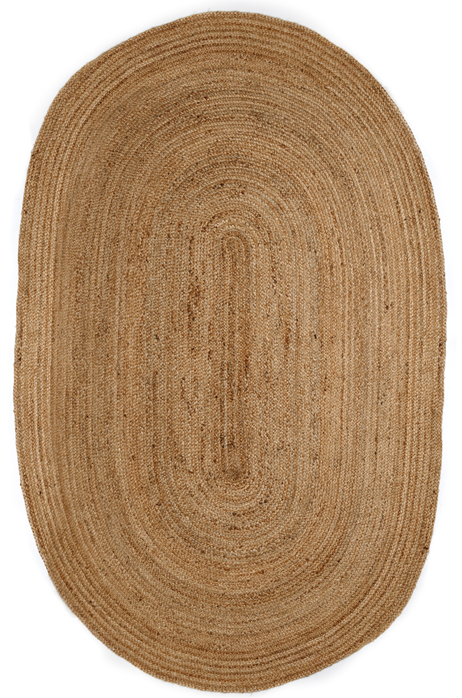 Oval Jute Rug 6'x9