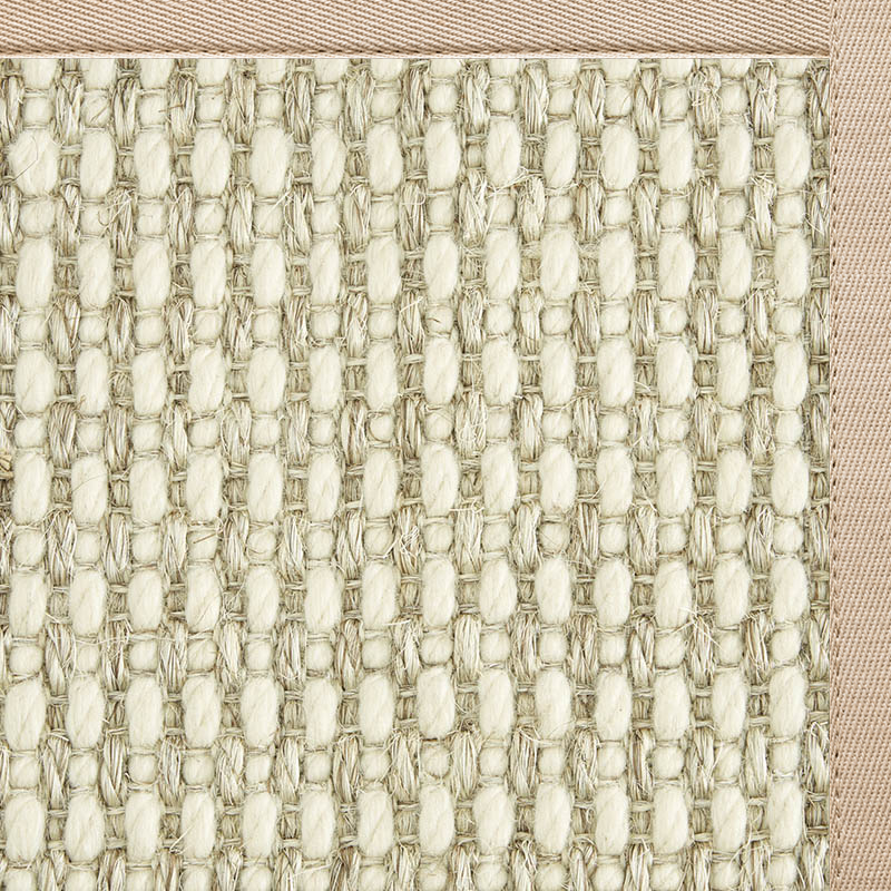merino wool sisal rug in natural