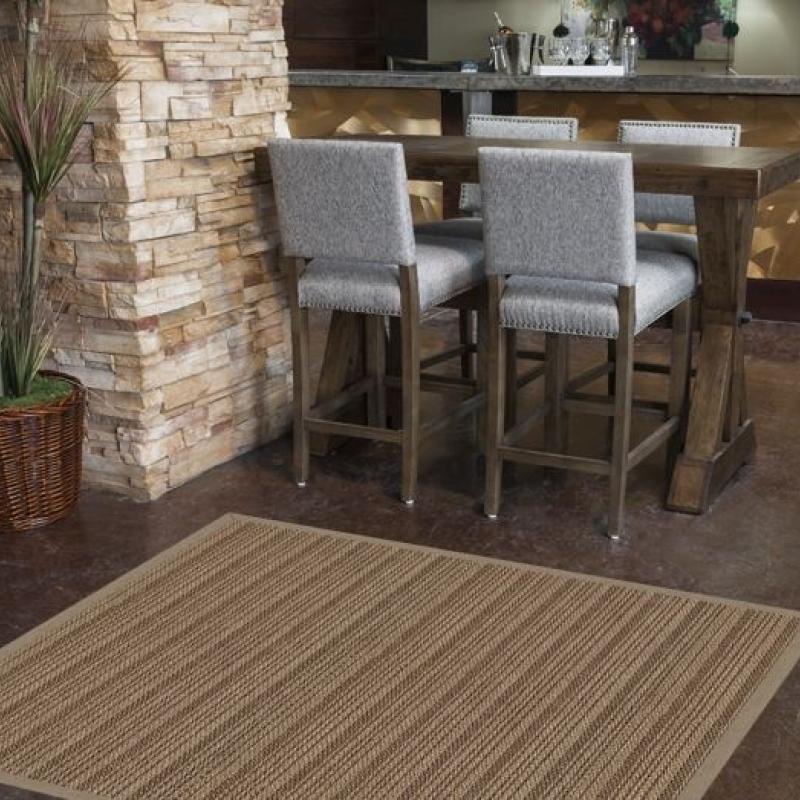 Tan Milano Sisal area rug