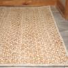 Hallway runner in a jute natural fiber. Color is arctic from the mahal collection.