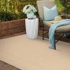 Bar Harbor color Lunar in ourdoor setting with furniture