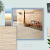 Playa Polysilk color Dune moodboard plants paint borders and tile options