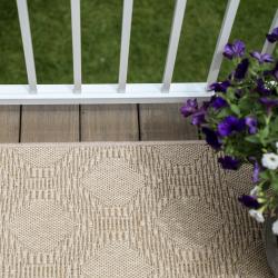 Rosarito dune sunroom custom shape rugs