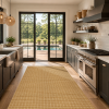 Sydney Golden kitchen runner outdoor indoor stain resistant rug