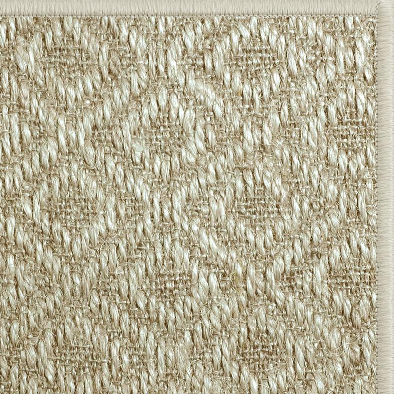 Napa Sisal Rug Collection in Cardamom with Narrow Cotton border in Cardamom