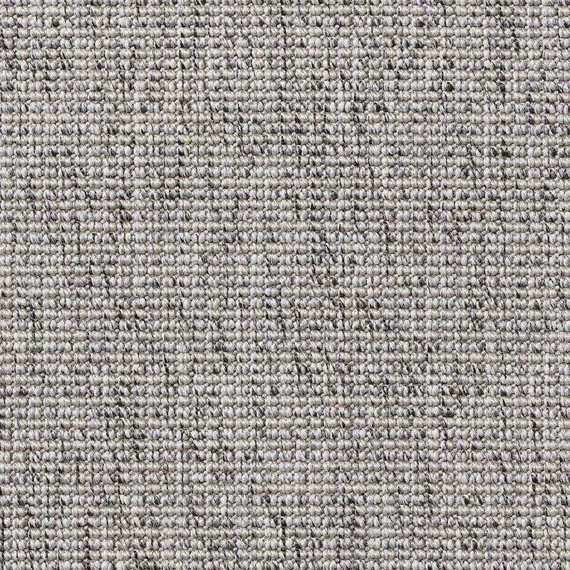 Lucia Outdoor Sisal Rug Collection in Heather with Narrow Cotton border in Alabaster