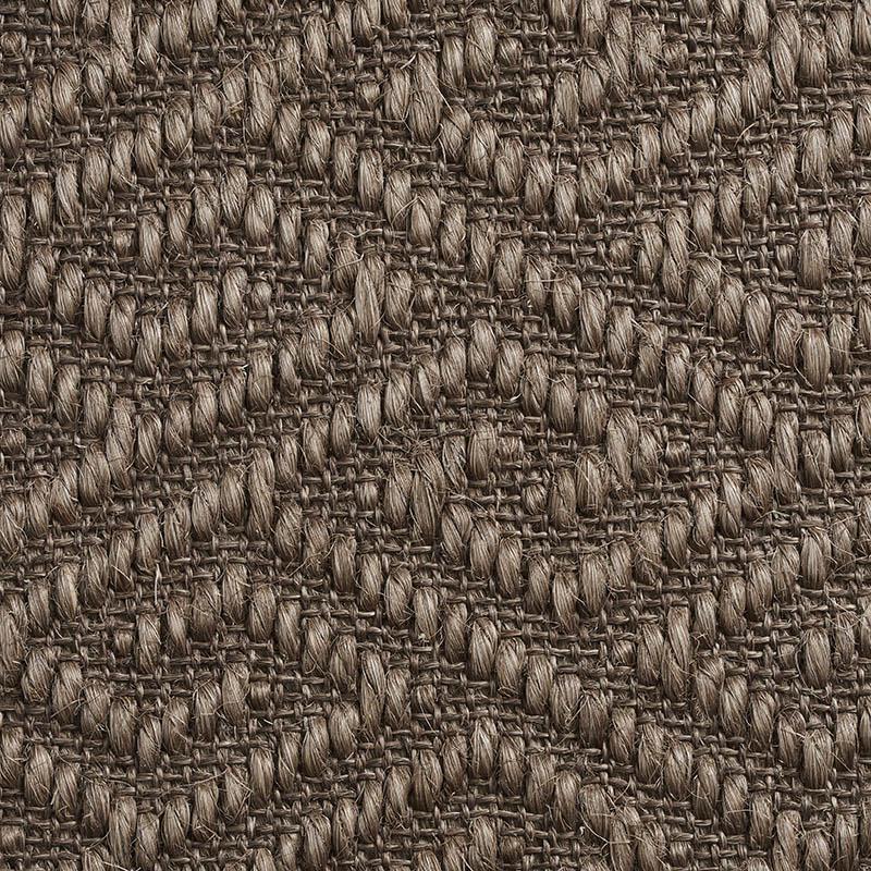 Porto Sisal Rug Collection in Gray with Narrow Cotton border in Rye