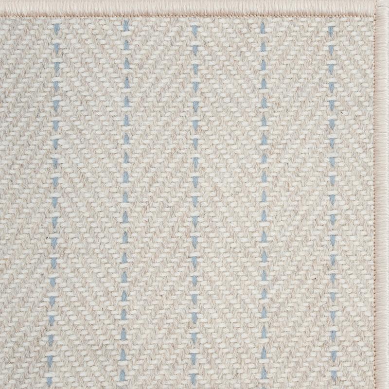 Amara Wool Rug Collection in Beach with Matching Serged Edge** border in Matching Edge