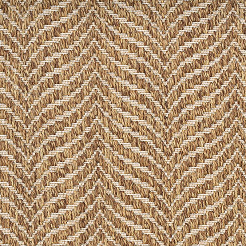 Maui Outdoor Sisal Rug Collection in Bronze with Narrow Cotton border in Bronze