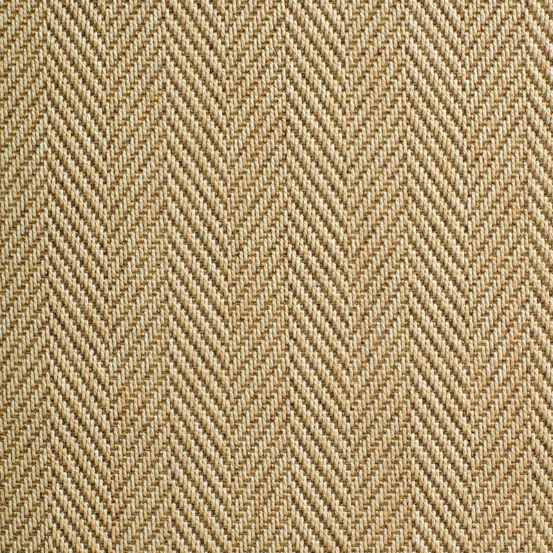 Arlington Outdoor Sisal Rug Collection in Dune with Narrow Cotton border in Harvest Haze