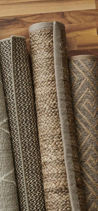 MODERN SISAL CIRCLE RUG FLOORLUX COFFEE PRACTICAL Cheap hard-wearing and durable 