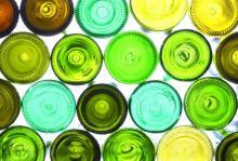 Recycled Wine Bottle Wall Art
