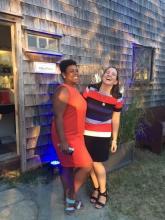 NYSID students Ajaee Shepard and Mae McKenna