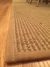 Close Up of a Rug Border or Binding