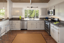 Polypropylene Rug in a Kitchen