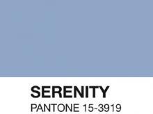 Serenity from Pantone's 2016 Color of the Year
