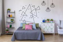 grometric shapes 2018 interior design trends