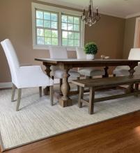 Minimalist Dining Room Showing How to Incorporate Natural Elements.