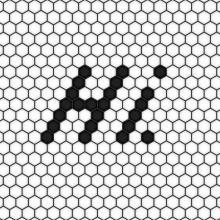 Mosaic Tile Floor That Says H
