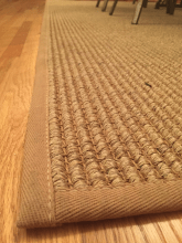 Close-Up of a Sisal Area Rug