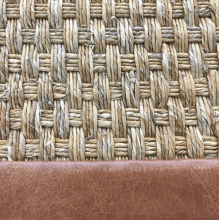 Close-Up of a Hemp Area Rug