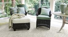 outdoor polysilk rug