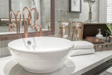 Bathroom With Mixed Metal Fixtures