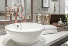 Bathroom With Mixed Metal Fixtures