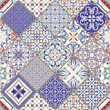 vintage turkish patchwork tile