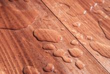 Waterproof Flooring Makes For Easy Clean Up.