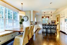 Dining Room Table With a Booth