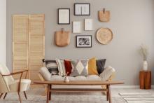 Wooden and wicker accessories